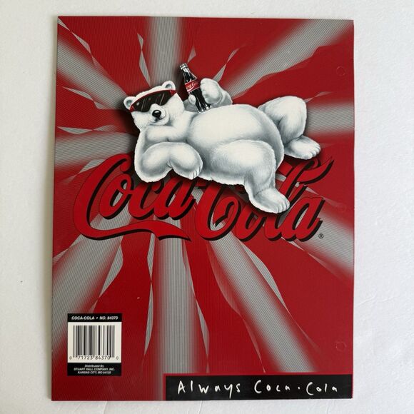 Vintage Coca Cola Coke Soft Drink Folders Spiral Notebook 1997 Memorabilia Qty 4 - Picture 5 of 13